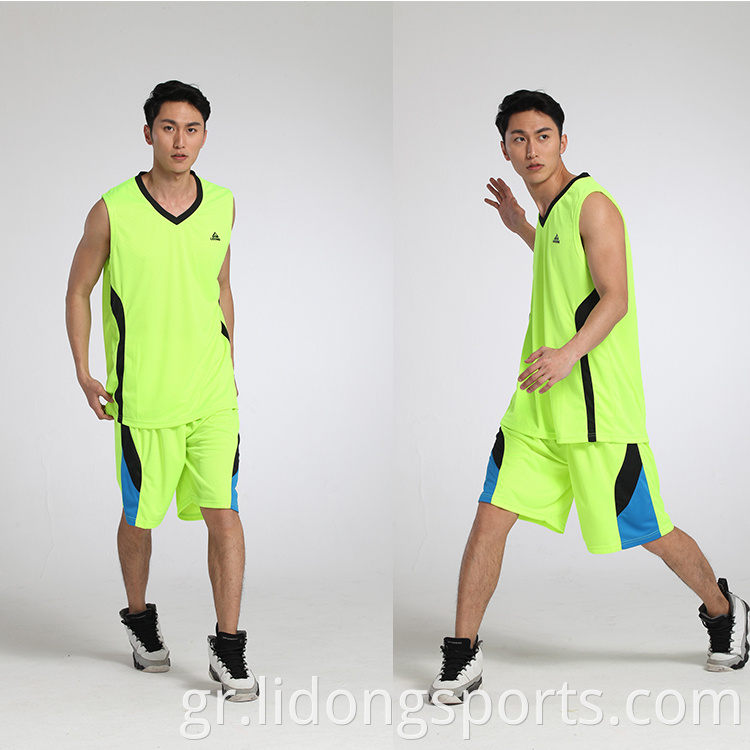 Νέο στυλ λογότυπο Σχεδιασμός Sportswear Μπάσκετ Φορέστε άντρες σετ ενηλίκων μπάσκετ Jersey στολή